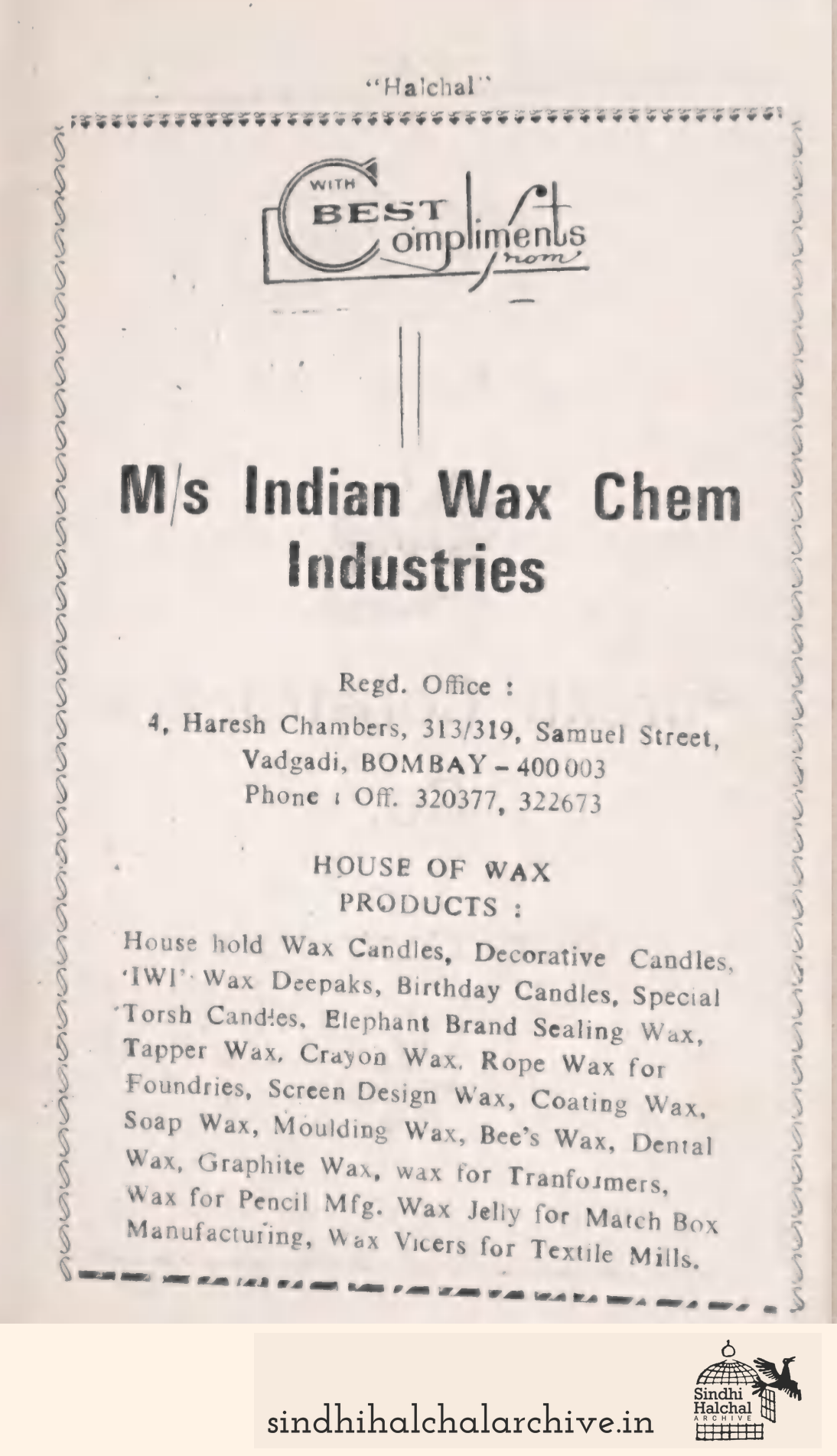 Image of AD Indian Wax Chem Industries